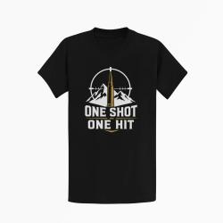 T-shirt Tir Sportif One Shot One Hit Cible montagne Noir / Orange