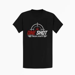 T-shirt Tir Sportif One Shot Tireur sportif Noir / Orange