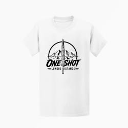 T-shirt Tir Sportif One Shot Blanc