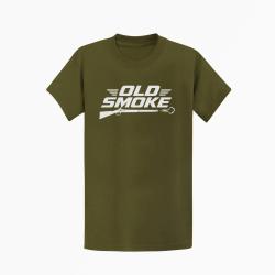 T-shirt Tir Sportif Old smoke Kaki / Blanc