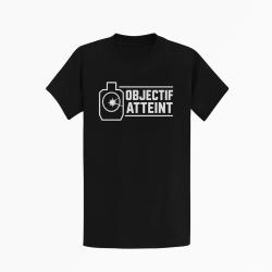 T-shirt Tir Sportif Objectif atteint Cible Noir