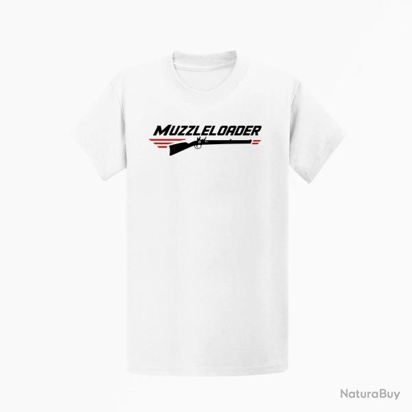 T-shirt Tir Sportif Muzzleloader Blanc / Orange