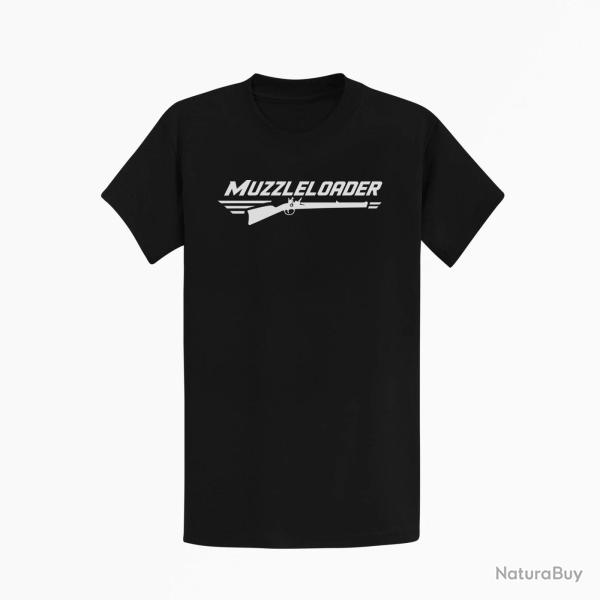 T-shirt Tir Sportif Muzzleloader Noir