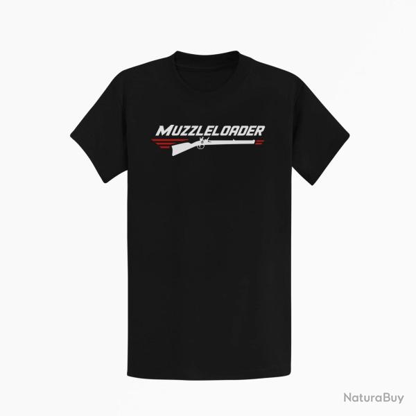 T-shirt Tir Sportif Muzzleloader Noir / Orange