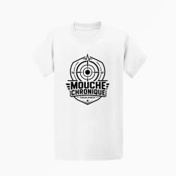 T-shirt Tir Sportif Mouche chronique Blanc
