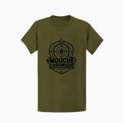 T-shirt Tir Sportif Mouche chronique Kaki / Noir