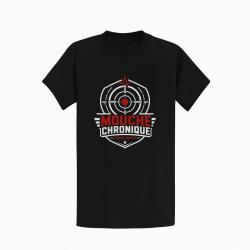 T-shirt Tir Sportif Mouche chronique Noir / Orange