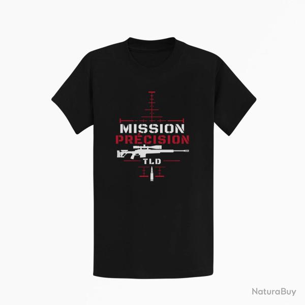 T-shirt Tir Sportif Mission pr�cision Noir / Orange