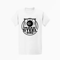 T-shirt Tir Sportif Make Steel Ring Blanc