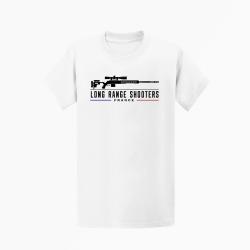 T-shirt Tir Sportif Long Range Shooter Blanc / Orange
