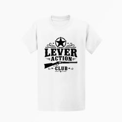 T-shirt Tir Sportif Lever Action Club Blanc