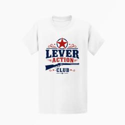 T-shirt Tir Sportif Lever Action Club Blanc / Orange