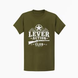 T-shirt Tir Sportif Lever Action Club Kaki / Blanc