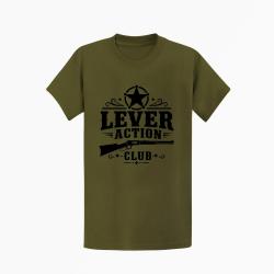 T-shirt Tir Sportif Lever Action Club Kaki / Noir