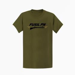 T-shirt Tir Sportif Fusil PN Kaki / Orange