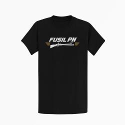 T-shirt Tir Sportif Fusil PN Noir / Orange