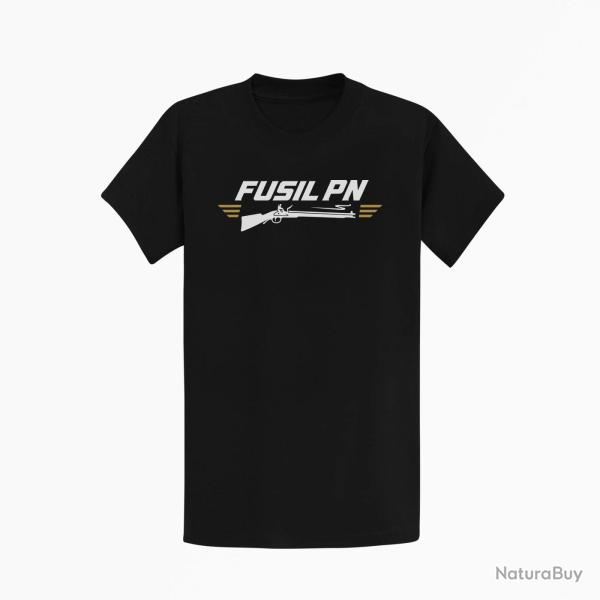 T-shirt Tir Sportif Fusil PN Noir / Orange