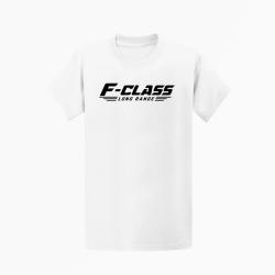 T-shirt Tir Sportif F-Class Long Range Tireur couch&eacute; Blanc