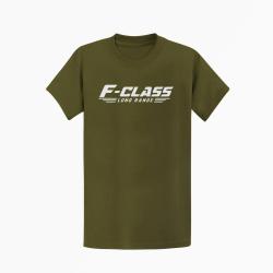 T-shirt Tir Sportif F-Class Long Range Tireur couch&eacute; Kaki / Blanc