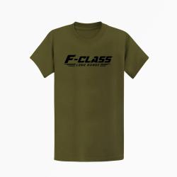 T-shirt Tir Sportif F-Class Long Range Tireur couch&eacute; Kaki / Noir