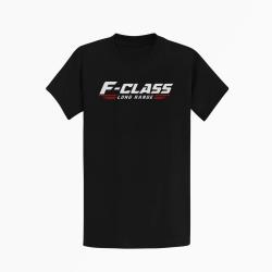 T-shirt Tir Sportif F-Class Long Range Tireur couch&eacute; Noir / Orange