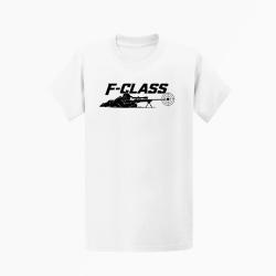 T-shirt Tir Sportif F-Class Tireur couch&eacute; Blanc