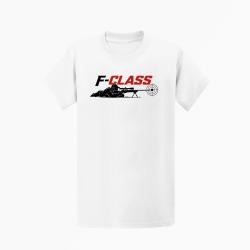T-shirt Tir Sportif F-Class Tireur couch&eacute; Blanc / Orange