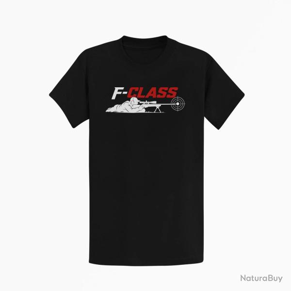 T-shirt Tir Sportif F-Class Tireur couch� Noir / Orange