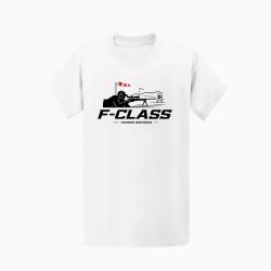 T-shirt Tir Sportif F-Class Longue distance Blanc / Orange