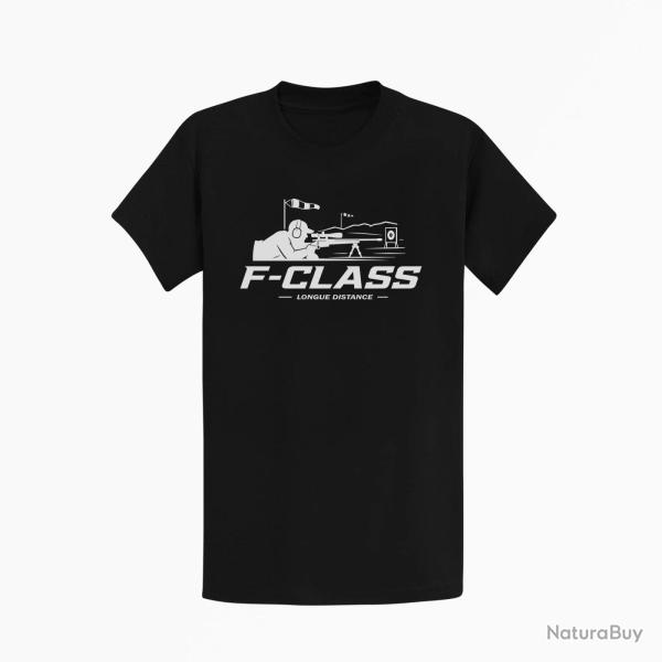 T-shirt Tir Sportif F-Class Longue distance Noir