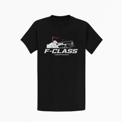 T-shirt Tir Sportif F-Class Longue distance Noir / Orange
