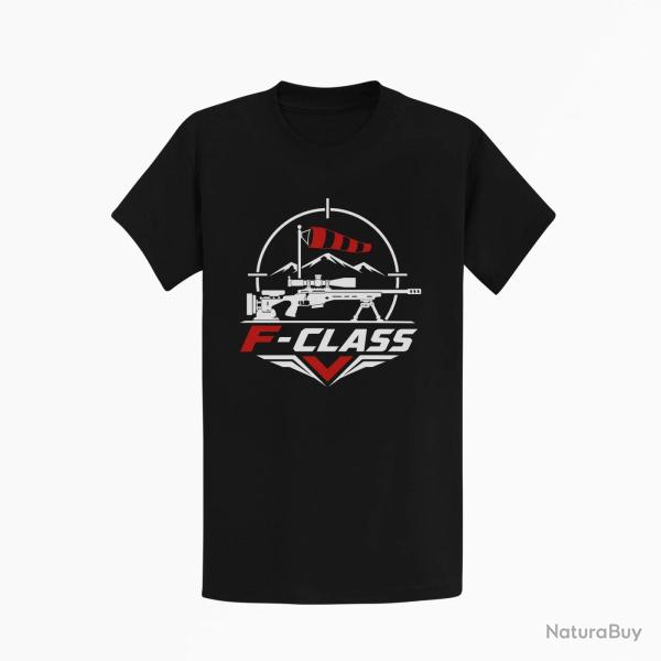 T-shirt Tir Sportif F-Class Logo minimaliste Noir / Orange