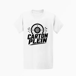 T-shirt Tir Sportif Carton plein Blanc