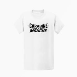 T-shirt Tir Sportif Carabine &agrave; mouche Blanc