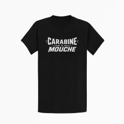 T-shirt Tir Sportif Carabine &agrave; mouche Noir