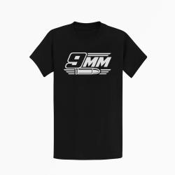 T-shirt Tir Sportif Calibre 9 mm Noir