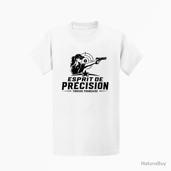 T-shirt Tir Sportif Esprit de pr�cision Blanc