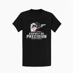 T-shirt Tir Sportif Esprit de pr&eacute;cision Noir / Orange