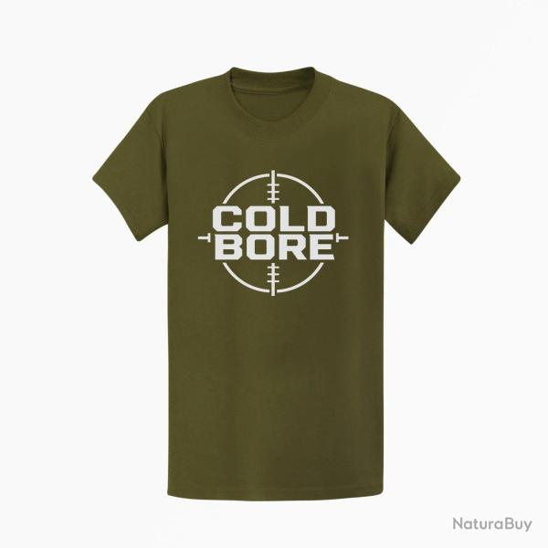 T-shirt Tir Sportif Cold Bore R�ticule Kaki / Blanc
