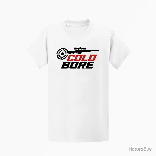 T-shirt Tir Sportif Cold Bore Carabine Blanc / Orange