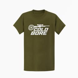 T-shirt Tir Sportif Cold Bore Carabine Kaki / Blanc