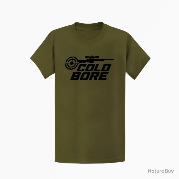 T-shirt Tir Sportif Cold Bore Carabine Kaki / Noir