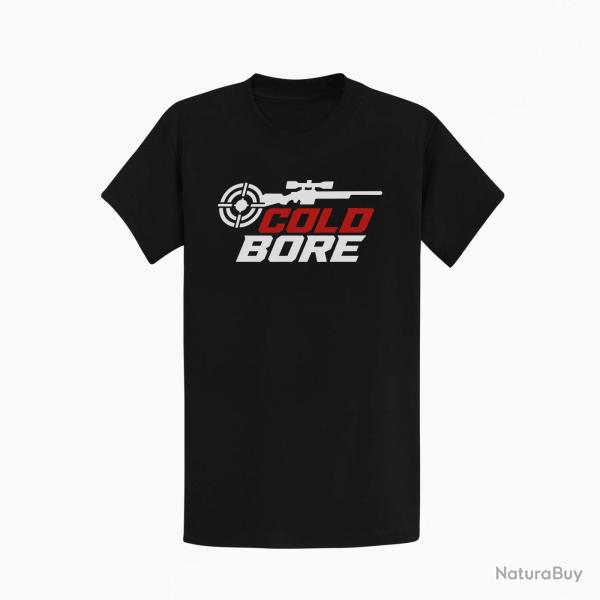 T-shirt Tir Sportif Cold Bore Carabine Noir / Orange