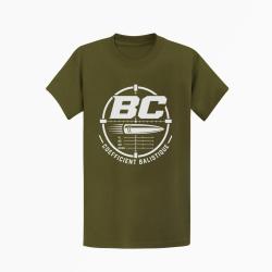 T-shirt Tir Sportif Coefficient balistique Kaki / Blanc