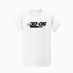T-shirt Tir Sportif Calibre 30-06 Blanc