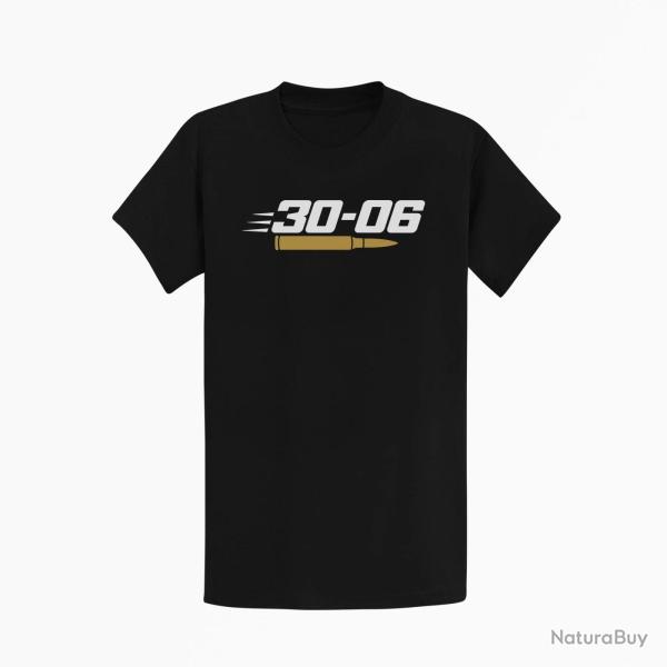 T-shirt Tir Sportif Calibre 30-06 Noir / Orange