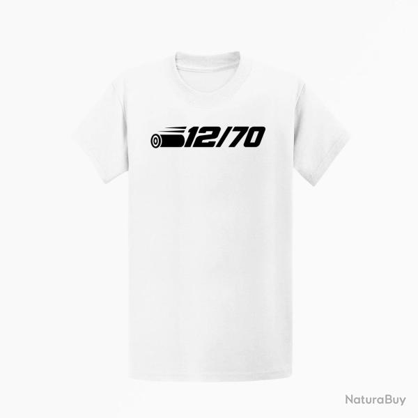 T-shirt Tir Sportif Calibre 12 12-70 Blanc