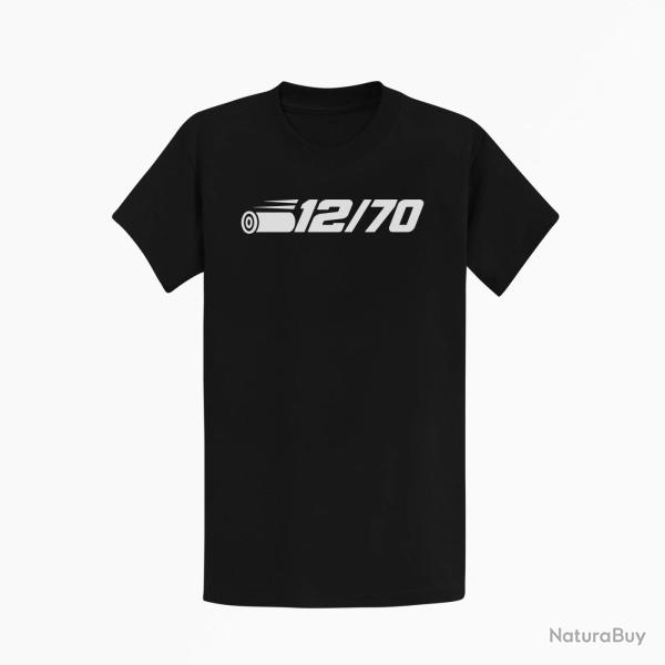 T-shirt Tir Sportif Calibre 12 12-70 Noir
