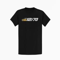 T-shirt Tir Sportif Calibre 12 12-70 Noir / Orange