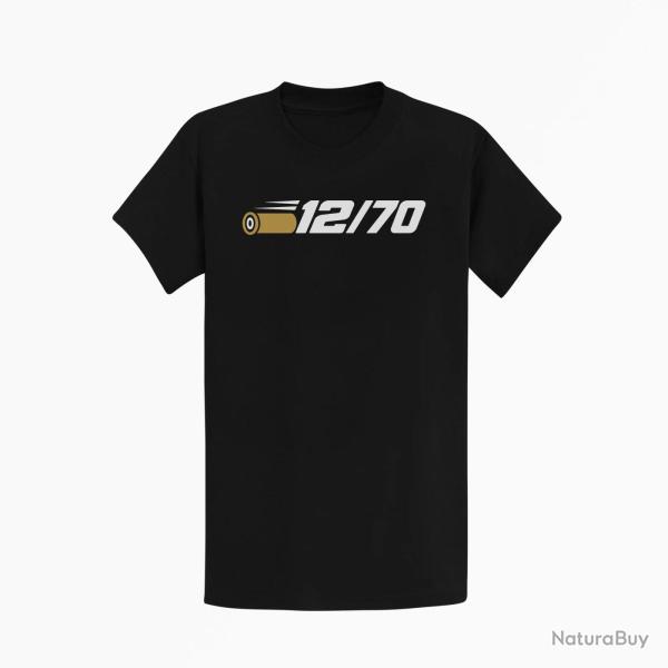 T-shirt Tir Sportif Calibre 12 12-70 Noir / Orange